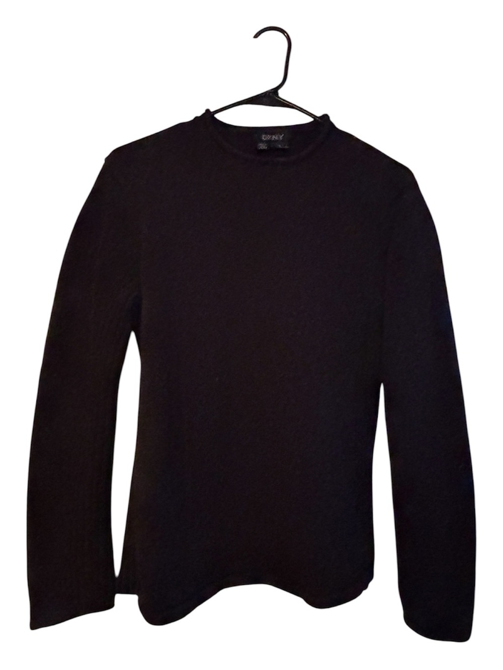 DKNY Dark Blue Crewneck 100% Cotton Sweater Size S
